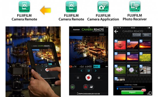 FUJIFILM camera remote