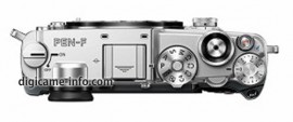 silver Olympus PEN-F camera 3