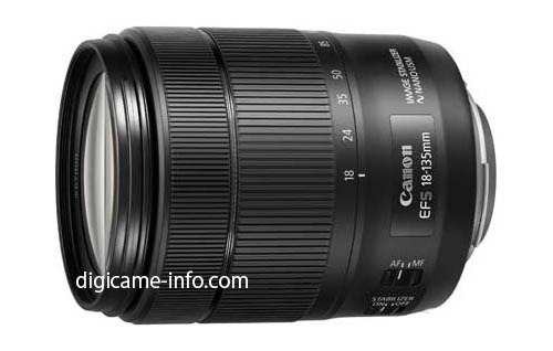 Canon EF-S18-135mm f:3.5-5.6 IS USM lens
