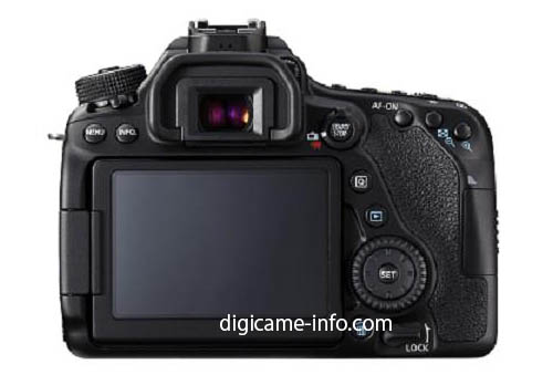 Canon EOS 80D DSLR camera back