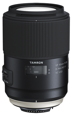 Tamron SP 90mm F:2.8 Di MACRO 1x1 VC USD model F017 lens