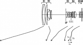 Canon 9-240mm f:2.8-5.6 lens patent