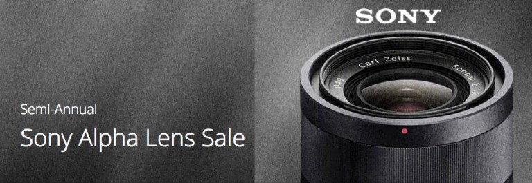 Alpha Lens The semi-annual Sony Alpha lens sale is now on - Photo Rumors