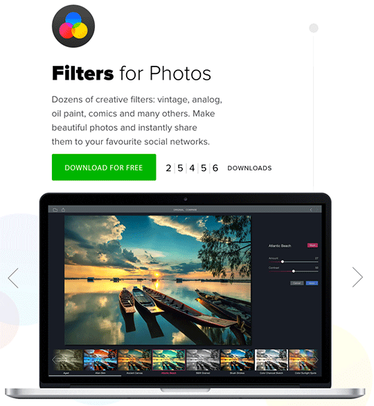 mac filters for photos