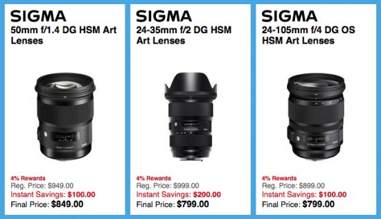 Sigma lens deals