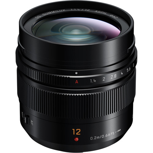 Panasonic Leica DG Summilux 12mm f:1.4 ASPH lens