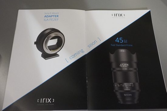 Irix 45mm f/1.4 lens