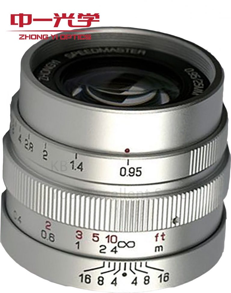 Silver Mitakon Speedmaster 25mm f/0.95 Micro Four Thirds lens released