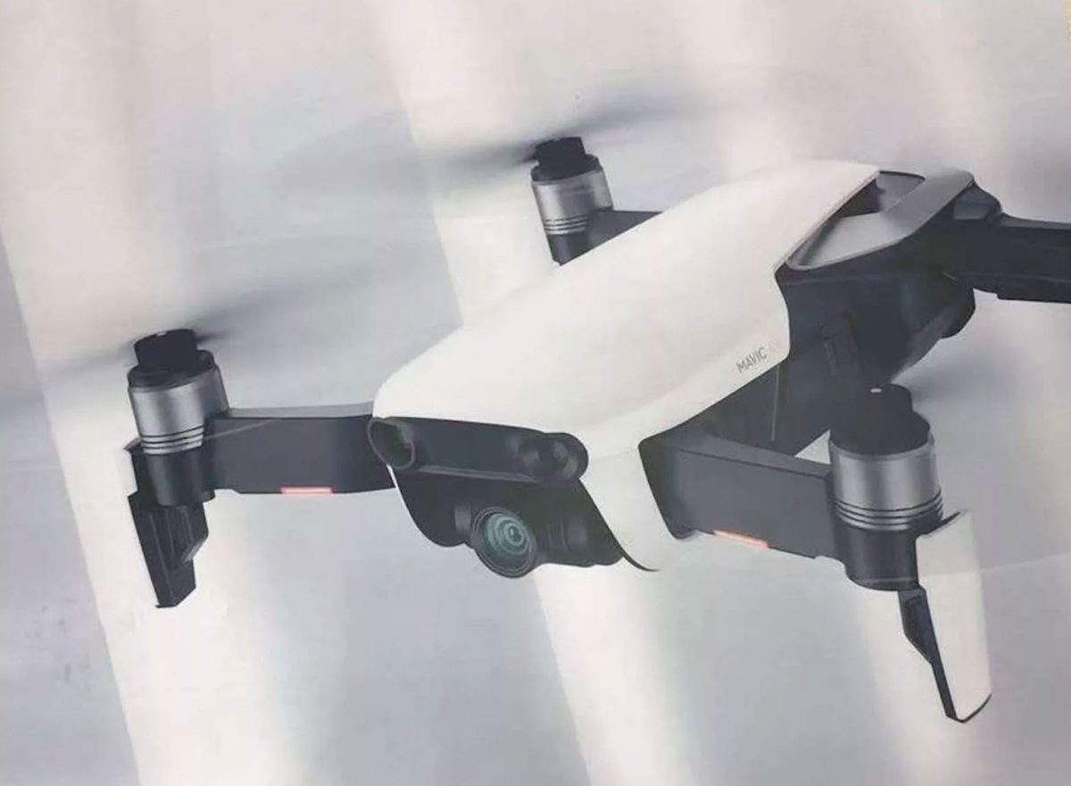 The new DJI Mavic Air drone leaked ahead of announcement - Photo Rumors
