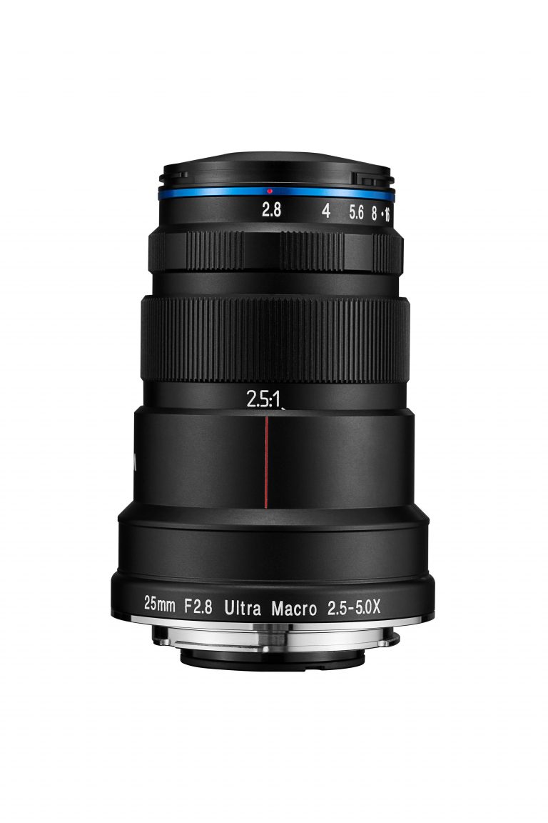 Venus Optics Laowa 25mm f/2.8 2.5-5X Ultra Macro lens officially