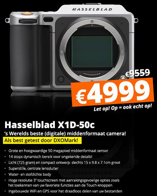 Hasselblad deals camera price