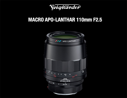 Voigtlander Macro APO Lanthar 110mm f/2.5 lens for Sony E-mount