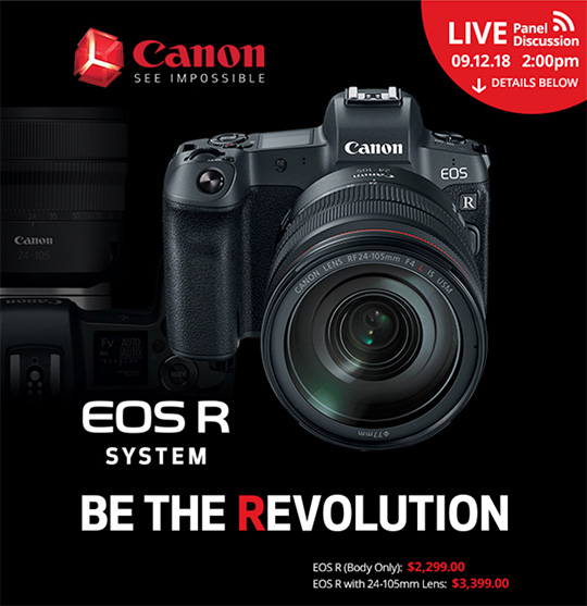 Canon EOS R Mirrorless Camera