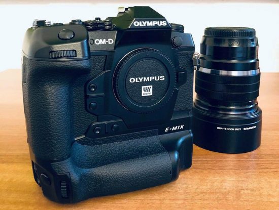 Is that the upcoming Olympus E-M1X camera?