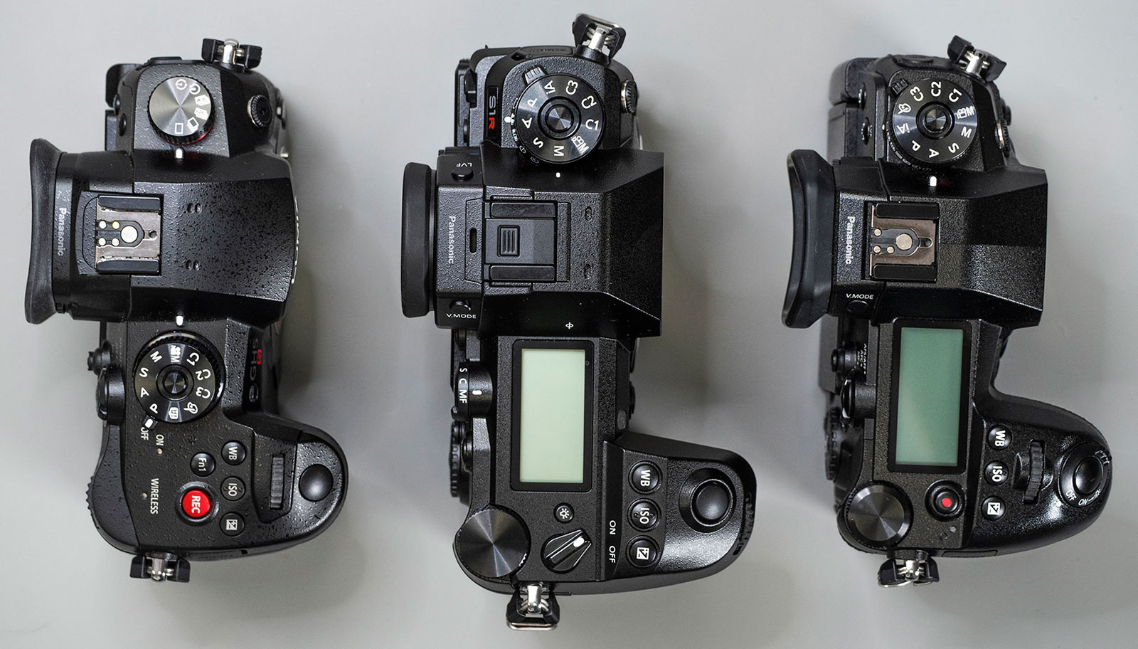 Maak een naam ingewikkeld De andere dag Panasonic GH5s, S1R and G9 mirrorless cameras side-by-side comparison (plus  updated Lumix S specs recap) - Photo Rumors