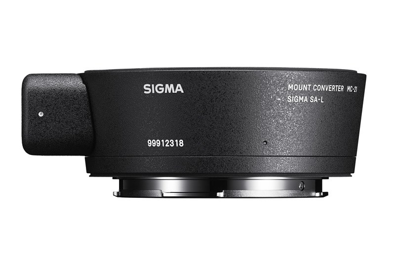 Pricing and availability of the new Sigma MC-21 SA and EF L-mount 