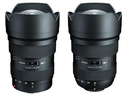 Tokina Opera 16-28mm f/2.8 FF full-frame DSLR lens for Nikon and Canon  announced - Photo Rumors