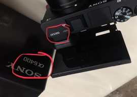 Somebody in Thailand bought a new Sony A6400 camera in an A6300 body
