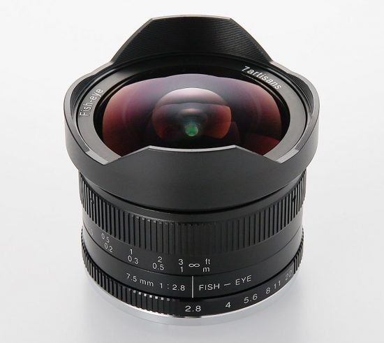 New 7Artisans 7.5mm f/2.8 II mirrorless APS-C fisheye lens - Photo Rumors