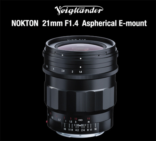 Voigtländer Nokton 21mm f/1.4 Aspherical lens for E-mount