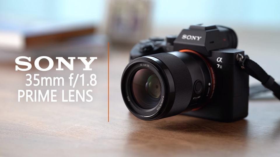 Sony E Mount Sony FE 35mm F1.8 Full-Frame Lens (SEL35F18F), Standard Prime