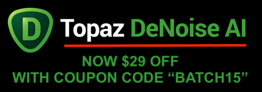 topaz denoise ai coupon