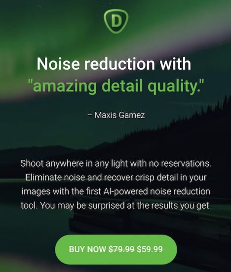Topaz Labs released a new version of DeNoise AI with Batch Processing ...