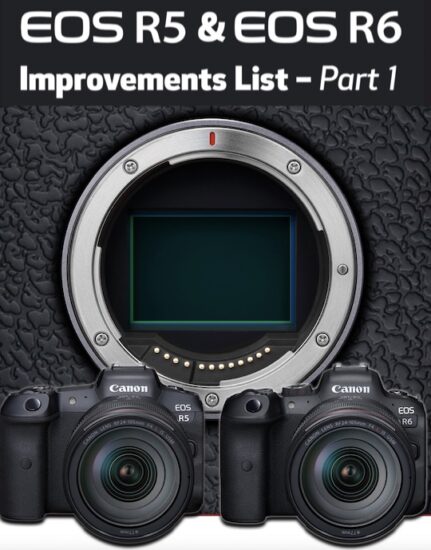Canon released EOS R5/R6 improvements list and "media alert" on the R6