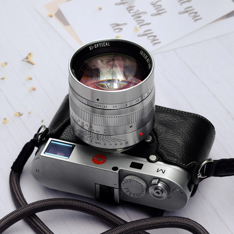 Silver TTartisan 50mm f/0.95 lens for Leica M-mount announced