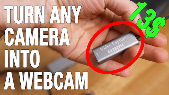 Cam Link Turns Any Camera with HDMI Output Into a Webcam