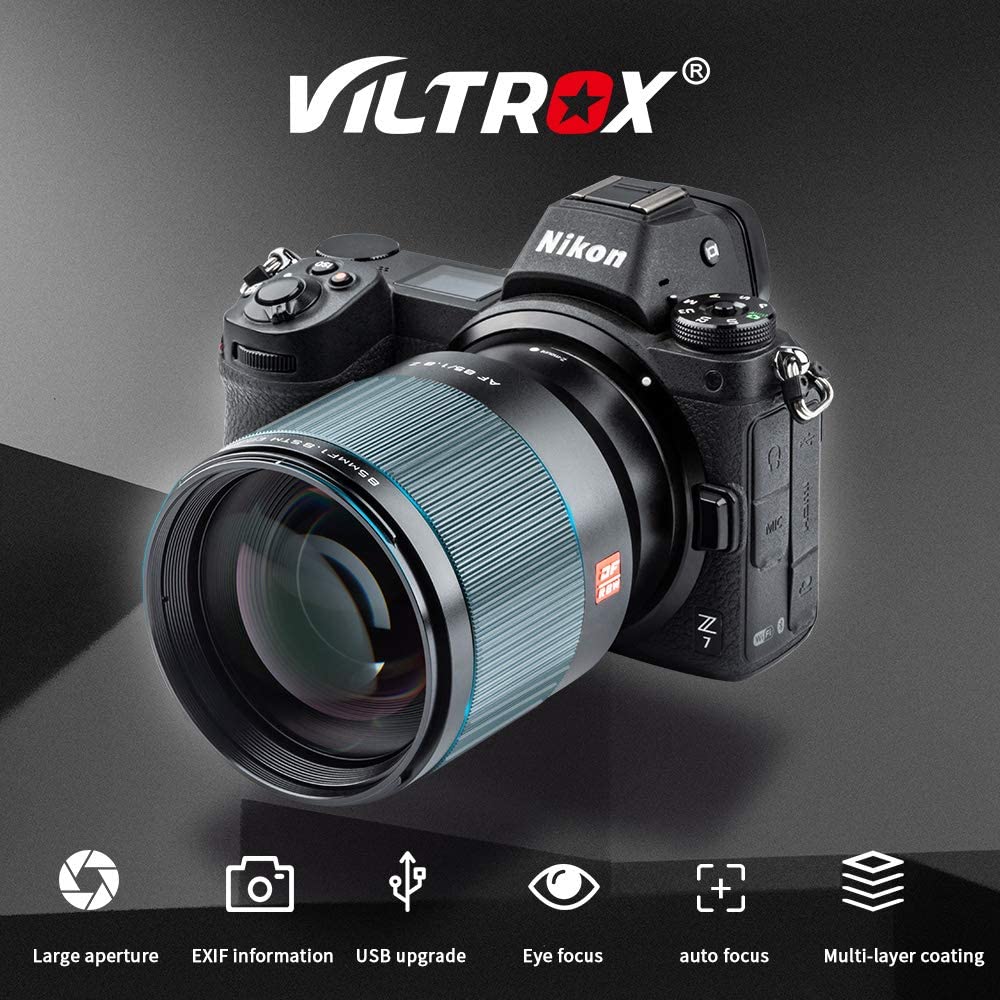 The new Viltrox 85mm f/1.8 Z full-frame autofocus mirrorless lens