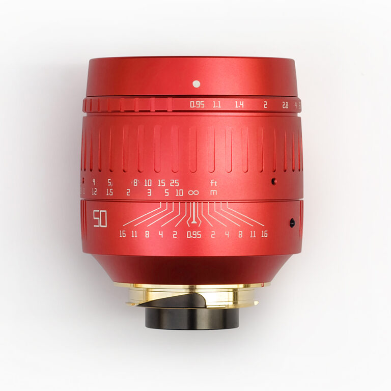 New: red TTartisan 50mm f/0.95 limited edition lens for Leica M-mount