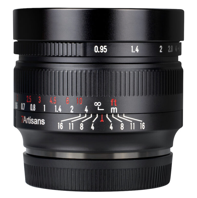 Announced 7Artisans 50mm f/0.95 APSC/MFT lens for Sony E, Fuji X