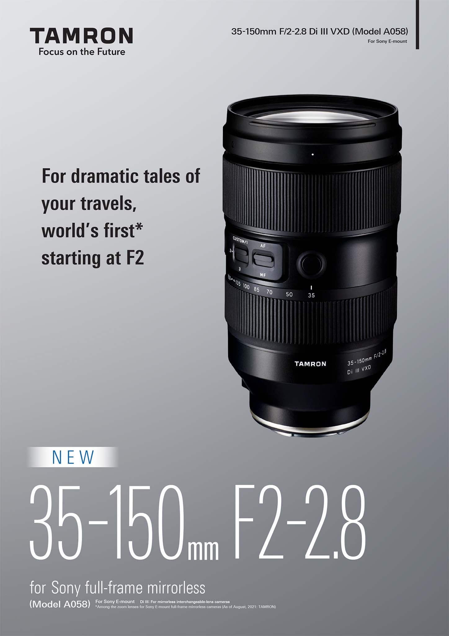 Tamron 28-75mm F/2.8 Di III VXD G2 Lens for Sony E-Mount Full Frame