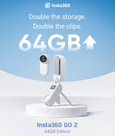 New: Insta360 GO 2 64GB edition camera - Photo Rumors