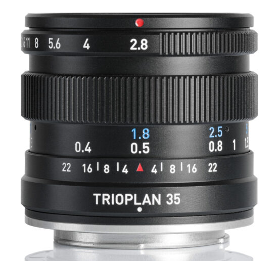 Meyer Optik Görlitz Trioplan 35mm f/2.8 II lens now available