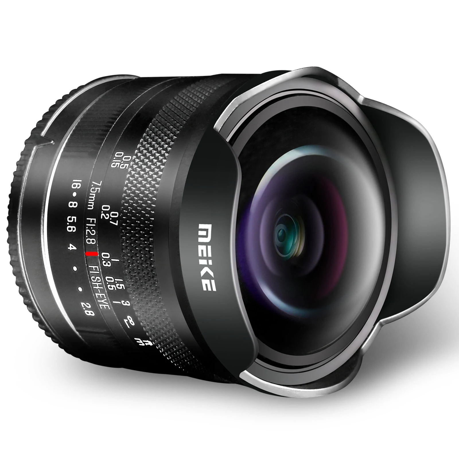 Brightin Star 7.5mm f2.8 Ultra-Wide Angle Fisheye MF Lens for Mirrorless Camera 