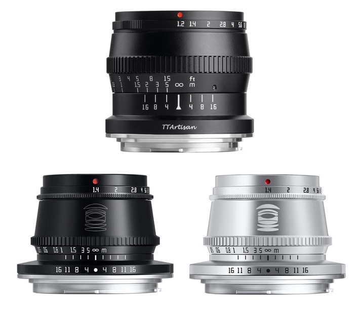 TTArtisan 35mm f/1.4 and 50mm f/1.2 lenses now available for Canon 