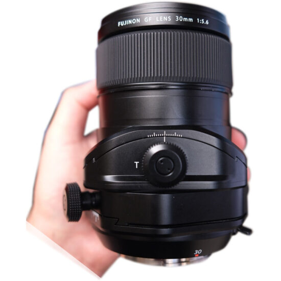 B&H already lists the upcoming Fujinon GF 30mm f/5.6 and GF 110mm f/5.6 tilt-shift lenses