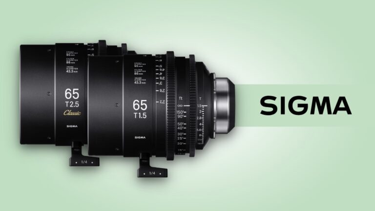 Announced: Sigma 65mm T1.5 and T2.5 FF Cine Classic Prime Lenses