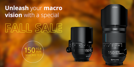The Irix 150mm f/2.8 MACRO 1:1 lens is now on sale (€100/$100 off)