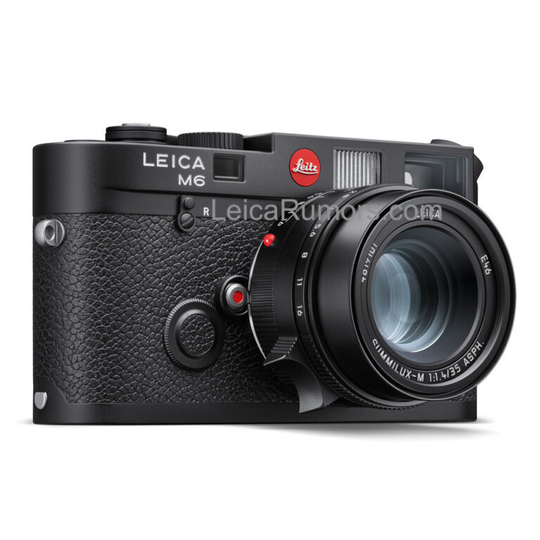 First leaked pictures of the upcoming Leica M6 matte black paint finish