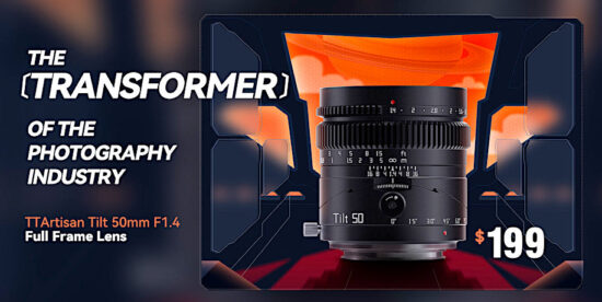 TTartisan has a new mm f.4 tilt lens for Sony E and Leica L