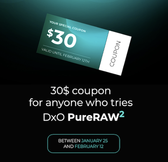 Deal of the day: $30 off coupon if you try DxO PureRAW (also: DxO PureRAW  v2.4 released) - Photo Rumors