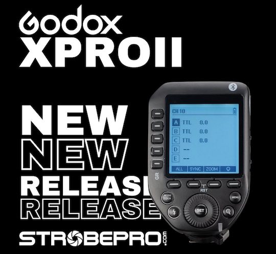 New Godox XPro II (2023) radio controller for Nikon, Sony, and Canon