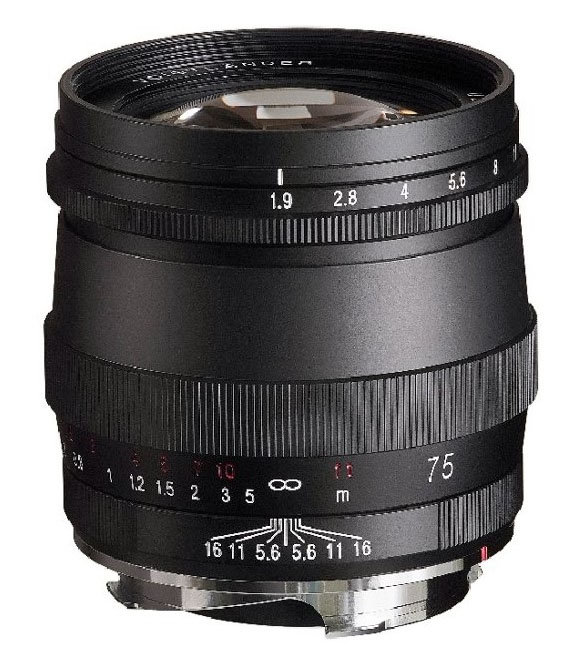 Leaked picture of the upcoming Voigtlander ULTRON 75mm f/1.9 SC/MC VM lens
