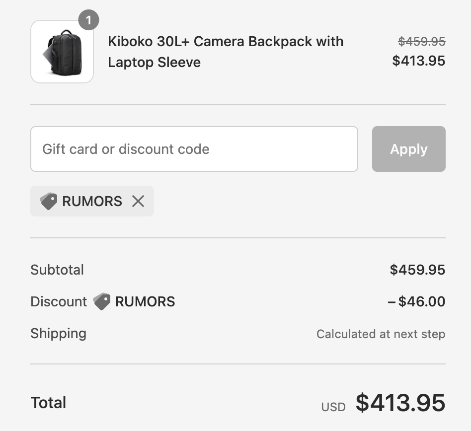 New Gura Gear Kiboko 30L+ camera bag now with a laptop sleeve (10 off