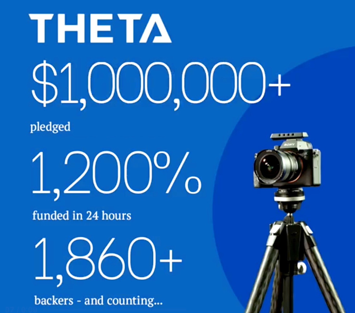 The Benro Theta selfleveling intelligent modular tripod already raised