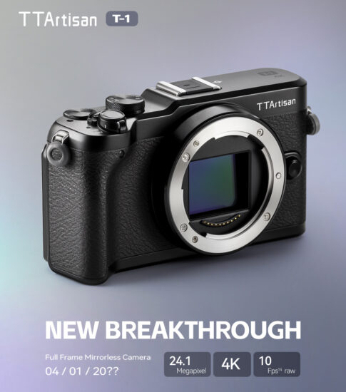 TTartisan is working on a new T-1 mirrorless camera