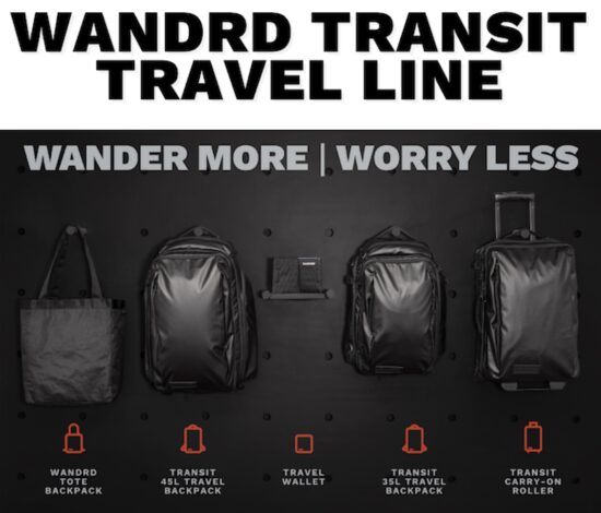 New on Kickstarter: WANDRD TRANSIT Travel Line and Peak Design Micro Clutch